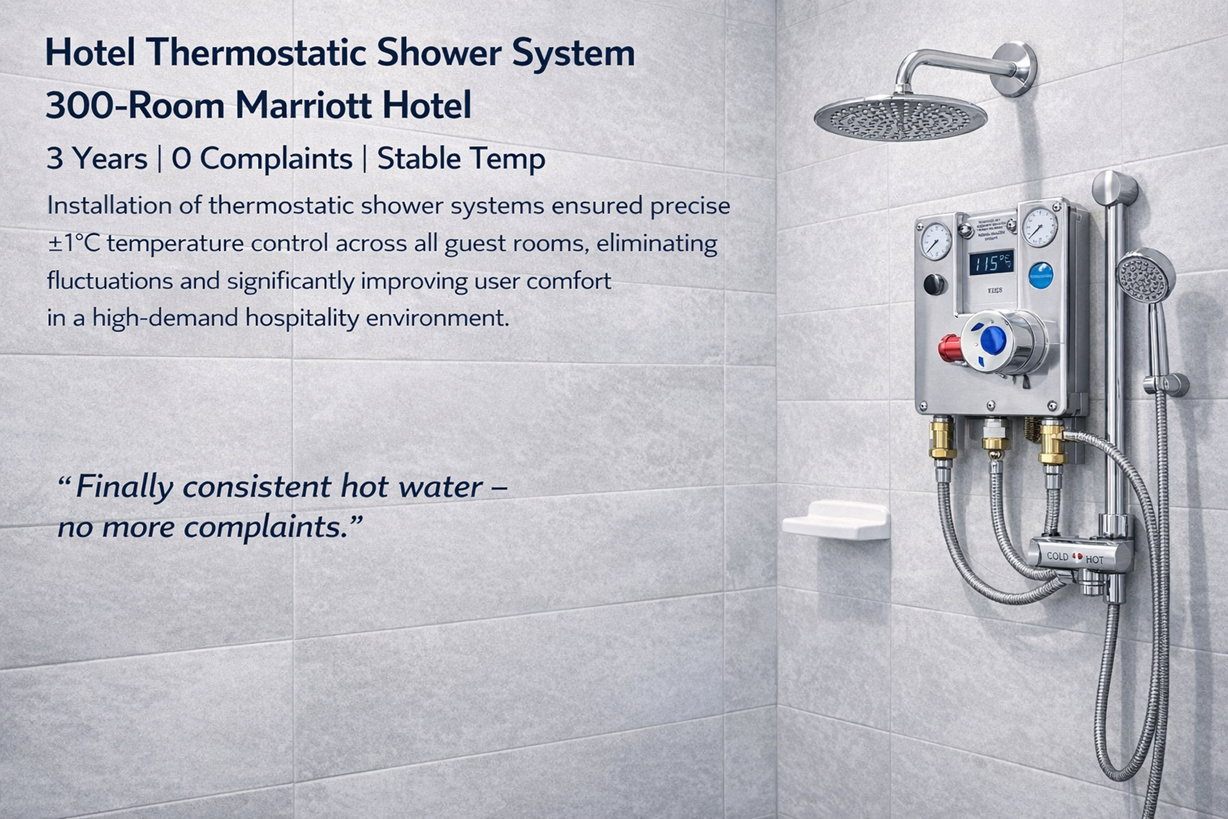 Hotel Thermostatic Shower System